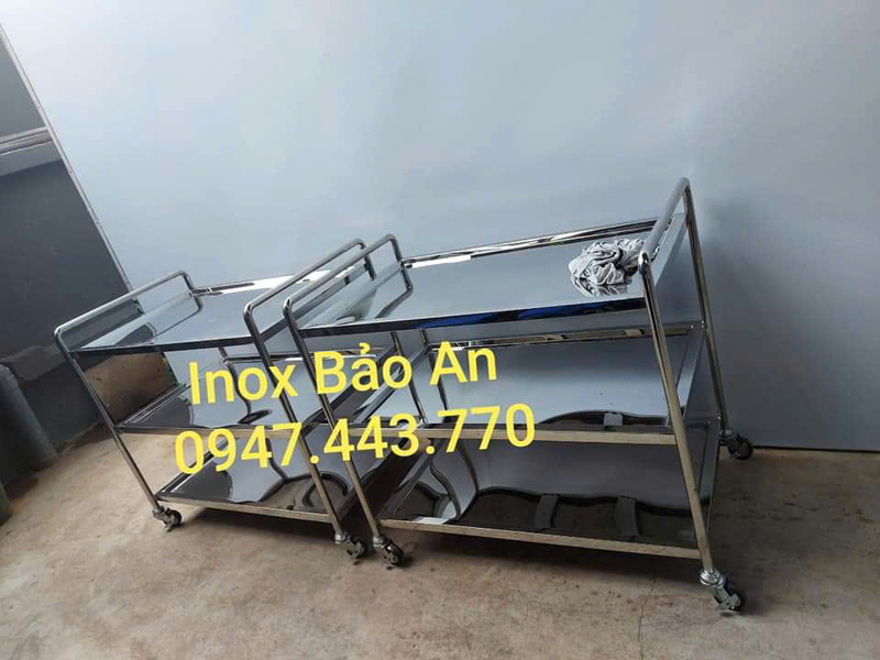Xe đẩy inox
